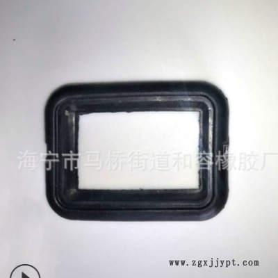 定做橡胶垫片 防滑耐油黑色橡胶长方形平垫圈 橡胶密封垫杂件加工图2