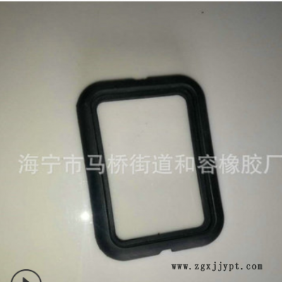 定做橡胶垫片 防滑耐油黑色橡胶长方形平垫圈 橡胶密封垫杂件加工图3