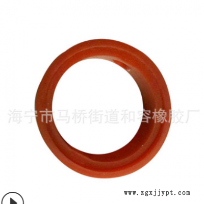 硅胶密封圈定制防水红硅胶密封件 大水管专用橡胶碟阀o型圈密封圈图2