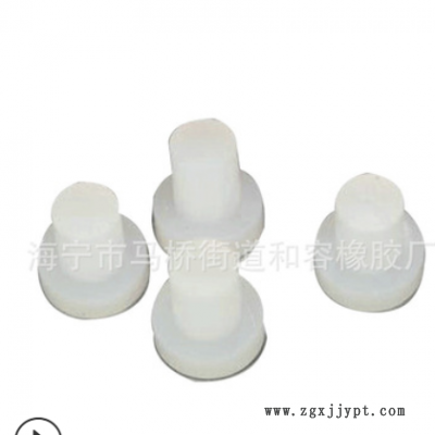 供应防水软硅胶塞子透明T型硅胶密封塞 食品级黑白色硅胶堵头定制图3