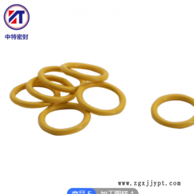 黄色O型密封圈 橡胶密封圈 氟胶圈氟胶密封件防水厂家供应FKM图2