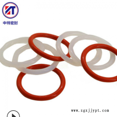 白色硅胶O型圈 硅胶垫片 橡胶密封圈 o型批发密封圈 硅胶圈可定制图3