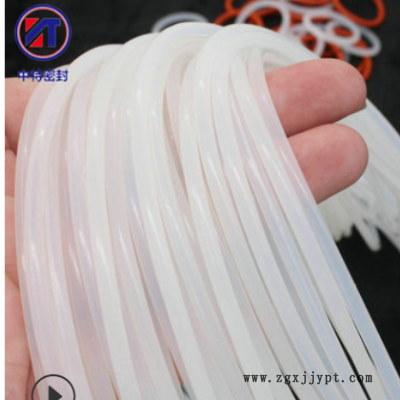 白色硅胶O型圈 硅胶垫片 橡胶密封圈 o型批发密封圈 硅胶圈可定制图2