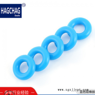 耐油丁晴硅橡胶密封圈 汽车防漏油密封环 蓝色防水硅胶O型圈图2