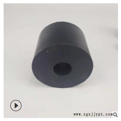 厂家供应橡胶弹簧 工业用黑色丁腈橡胶空心弹簧 橡胶弹簧图1
