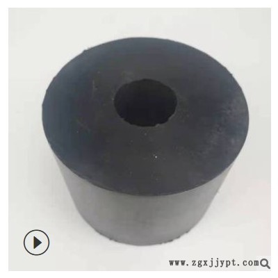 厂家供应橡胶弹簧 工业用黑色丁腈橡胶空心弹簧 橡胶弹簧图2