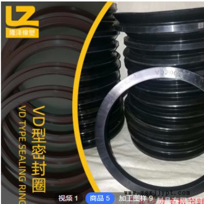 加工定制VD水封 丁腈氟胶氟橡胶密封件 VA VE VD各型号欢迎定制图3