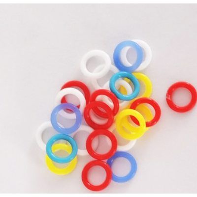 硅胶垫圈悠悠球回收圈 彩色玩具O型圈 编织玩具装饰O型密封圈
