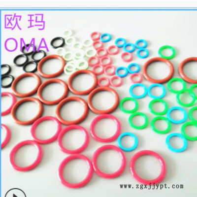 密封圈 耐高温食品级硅胶圈防水防尘O型密封圈丁晴橡胶圈平垫圈图2