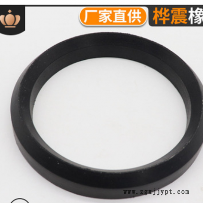 V型夹布组合油封橡胶圈密封VA型电机密封圈黑色自润滑橡胶密封圈图1
