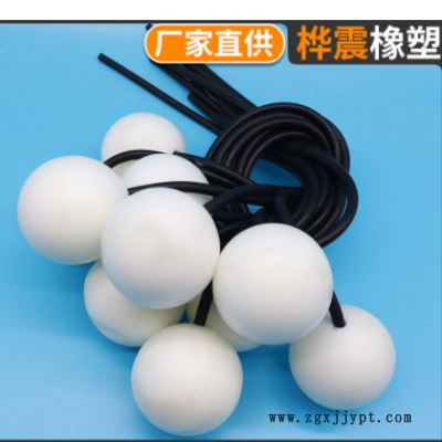 工业耐磨橡胶弹力球 振动筛白色橡胶球空心实心硅胶球 彩色弹力球