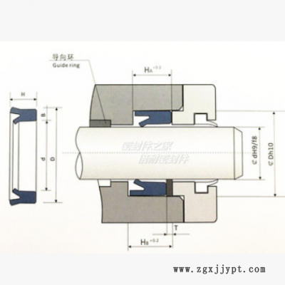 YXd型轴用密封圈 活塞杆用聚氨酯液压油封 内径6-160MM图2