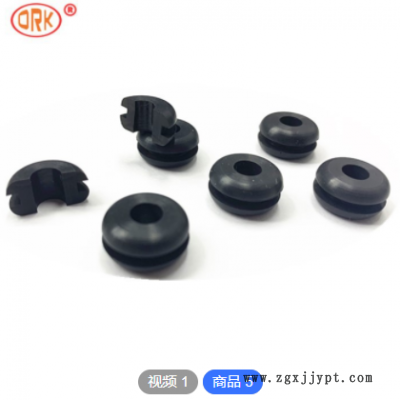 厂家供应 NBR丁腈橡胶护线圈 防水O型圈 防油密封件 耐磨过线圈图3