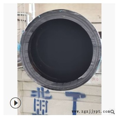 大口径低压夹布输水胶管 法兰夹布输水胶管 大口径钢丝缠绕管图1