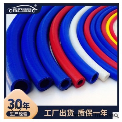 双层夹布线大口径硅胶管 耐高温高压真空软管 汽车硅橡胶水管图2