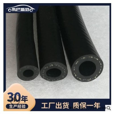 批发丁腈耐油胶管 黑色汽柴油进回油管 NBR夹线低压橡胶管图2