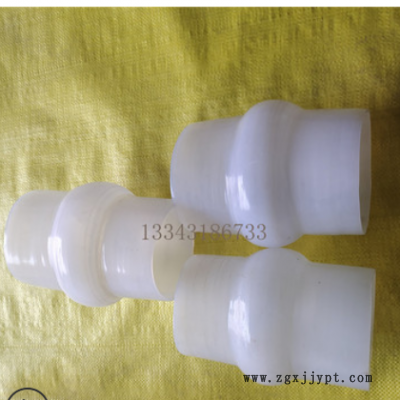 白色绝缘硅胶套 食品半透明硅胶管 管道硅胶连接管机械用鼓型圆管图3