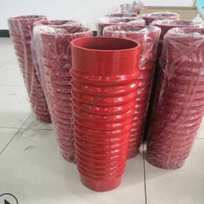 异形硅胶管 弹簧波纹管工业硅胶软管低温增压硅胶管直筒硅胶风管