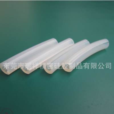 厂家直供开口硅胶套管侧面开缝硅胶套管食品级软管可透明硅胶套管