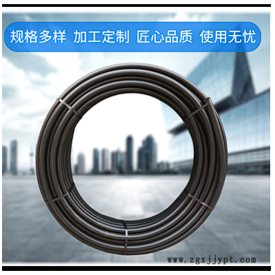 厂家定制pe给水管黑色抗压力农田灌溉用 全新料样品 拿样pe管厂家图2