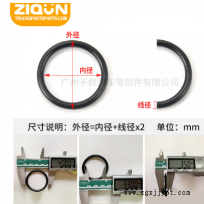 厂家供应丁腈O型圈 密封圈修理盒多色橡胶圈防尘圈套装耐高温防油图2
