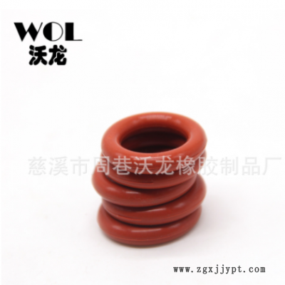 红色硅胶O型圈 橡胶圈 太阳能硅胶圈 橡胶制品厂家图2