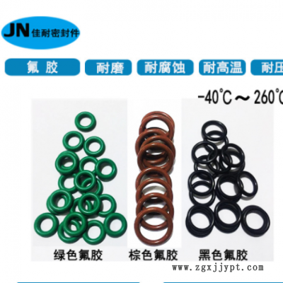 O型密封圈绿/棕/黑色氟胶FKM外径9/9.5/10/10.5/11/11.5线径1.9mm图1