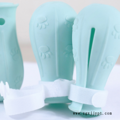 猫咪洗澡剪指甲防抓防挠猫鞋神器橡胶制品 工厂直供 支持定制图3