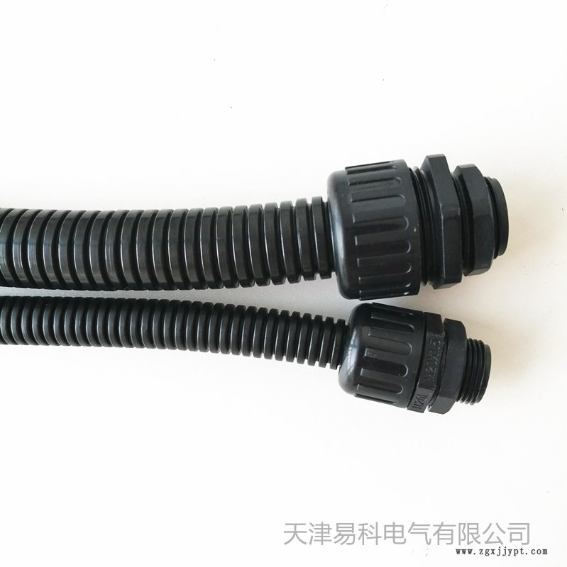 湖北荆门厂家批发尼龙软管黑色塑料软管 双层双开口尼龙软管 质量保证