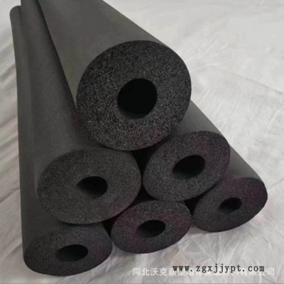 橡塑管铝箔贴面橡塑海绵管 b1级阻燃橡塑发泡管 橡塑管隔音棉