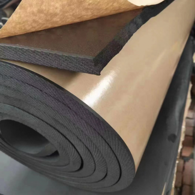 橡塑板隔音板 b2级阻燃橡塑海绵板 单面背胶橡塑保温板可跨境