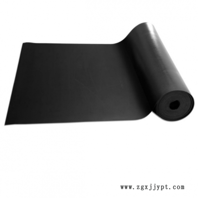 现货3mm5mm铺地工业橡胶板 密封防潮绝缘橡胶皮 黑色工业防滑地垫