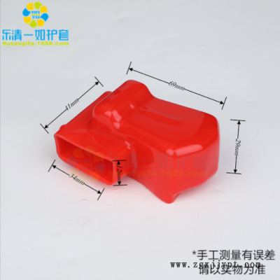 厂家直销电瓶型端子绝缘护套 桩头蓄电池 PVC绝缘阻燃防尘护盖图2