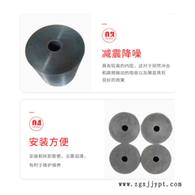 橡胶弹簧工业复合圆柱形振动筛平台减震橡胶柱减震垫块异形件制品图3