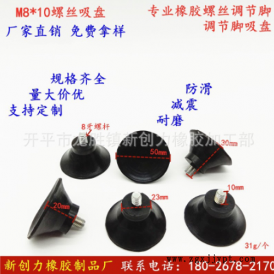 橡胶螺丝吸盘家具可调脚垫橡胶减震器仪器垫脚机床防滑脚垫图2