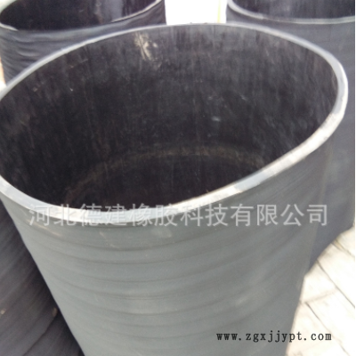 橡胶套橡胶漏斗搅拌机用各种规格橡皮筒耐磨瓷块胶筒高耐磨弹性好图2