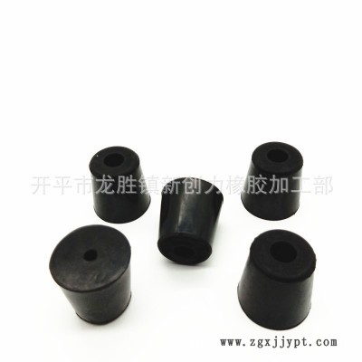 圆形锥形橡胶机减震脚垫耐磨黑色减震块机械缓冲减震器橡胶减震器图3