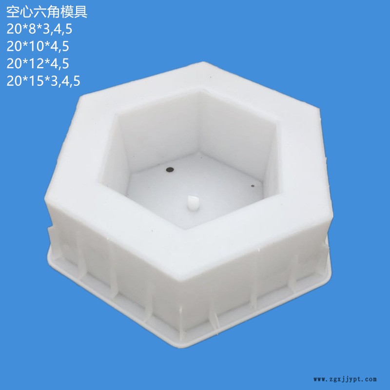 六角护坡砖塑料模具 混凝土六棱块塑料模具 六边形护坡砖塑料模具示例图4