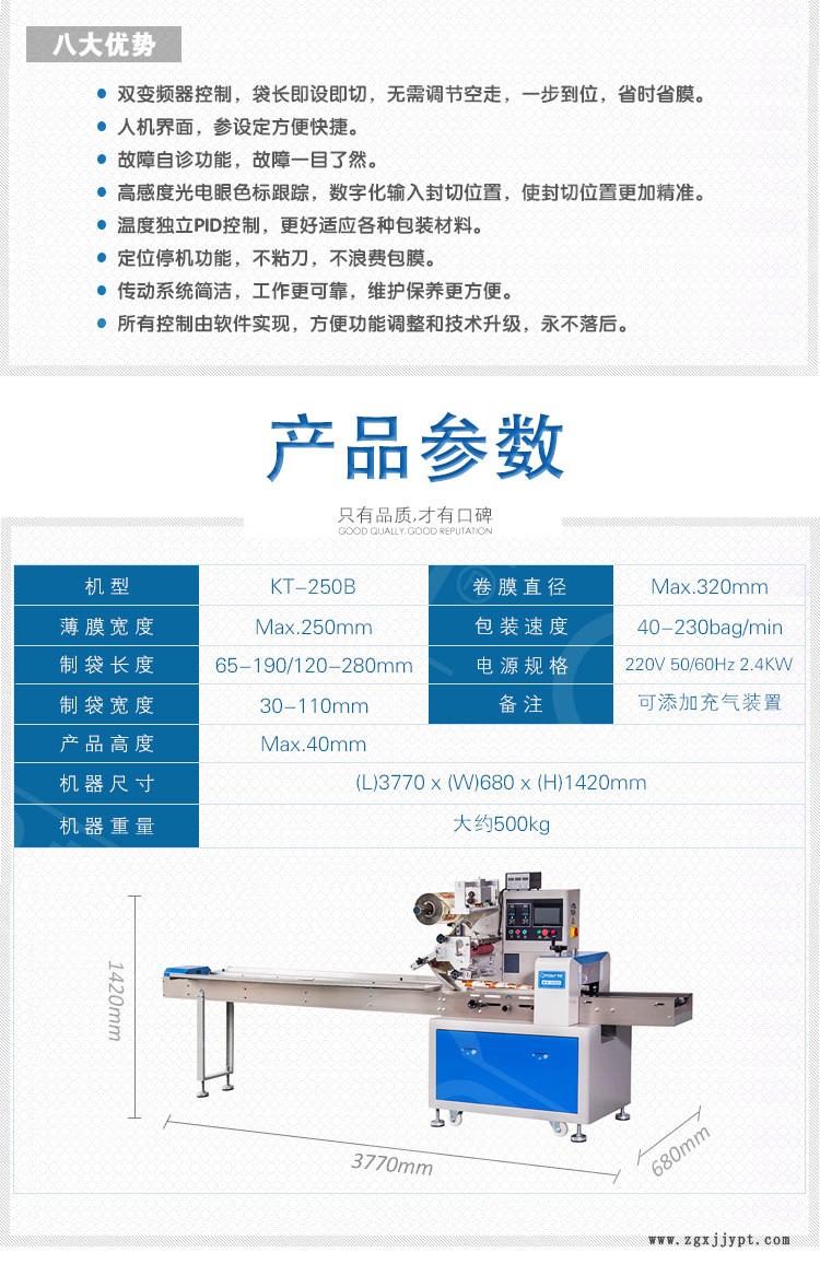 干脆面包装机 湿米粉河粉包装机 过桥米线包装机 河粉米粉包装机示例图9