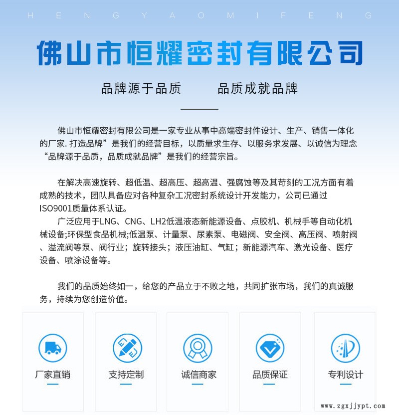 厂家专业批发销售PTFE机械密封圈 非标车削密封件定制 优质泛塞封示例图1