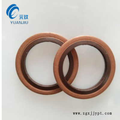 橡胶圈 组合垫圈 轴承密封件紫铜垫圈 优质氟胶紫铜垫图3