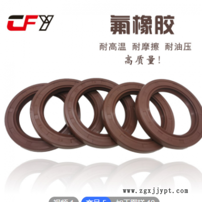 TC骨架油封 厂家 丁腈氟橡胶旋转油封tc密封圈双唇内骨架密封件图3
