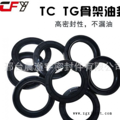 TC丁青油封 FKM骨架油封NBR橡胶密封圈 机油泵油封耐高温电机油封图3