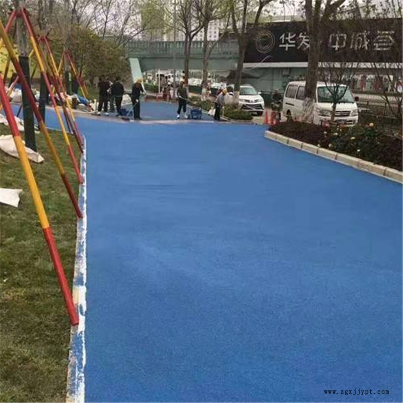 彩色路面防滑胶粘剂 mma彩色防滑路面 万昌兴业