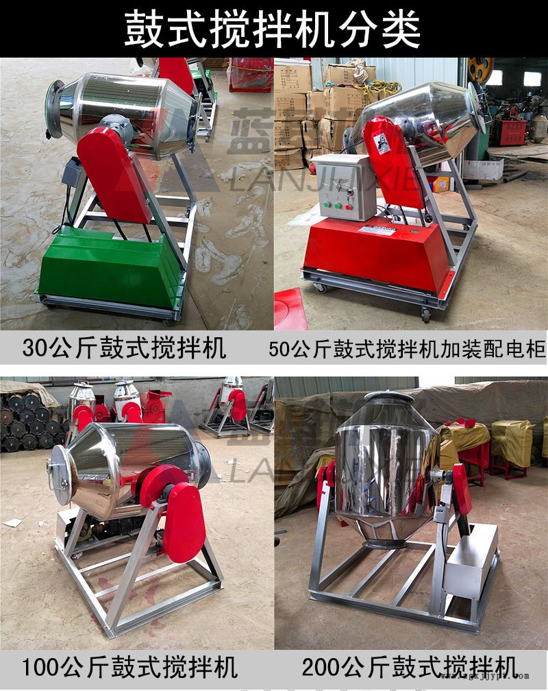 供应不锈钢催化剂干粉物料混合机 医药颗粒混合搅拌机 混合均匀示例图1