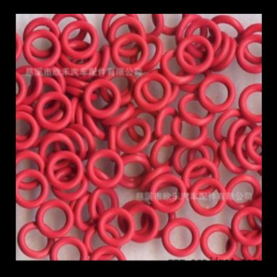 供应红色O型橡胶圈 耐高温橡胶密封圈 耐磨损密封圈 质优价廉