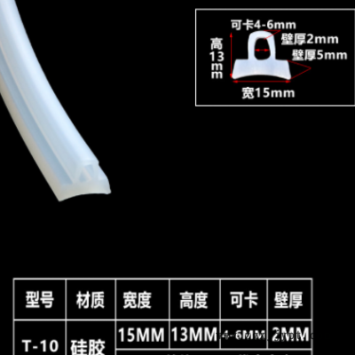 门缝隙填缝 防风 防撞 防划伤橡胶条丁字型防护条T型橡胶密封条图3