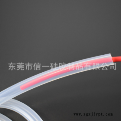 东莞厂家透明硅胶管 食品级硅胶吸管 5*7mm矽膠吸管 吸奶器硅胶管图3