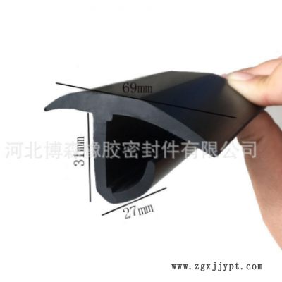 厂家供应集装箱丁字型密封条后门密封条三元乙丙标准密封橡胶条图3