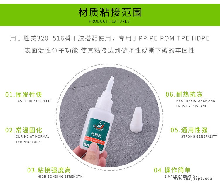 厂家直销惰性塑料专用处理剂 PP-PE-POM-TPE-HDPE表面活性底涂剂示例图5